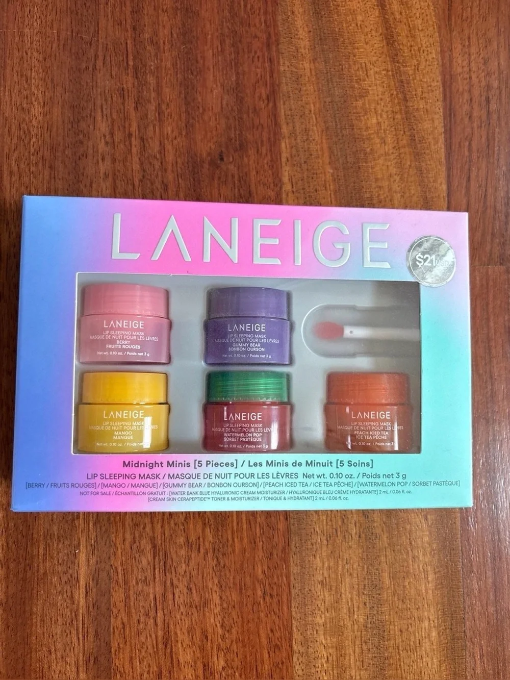Laneige Midnight Minis Lip Masks